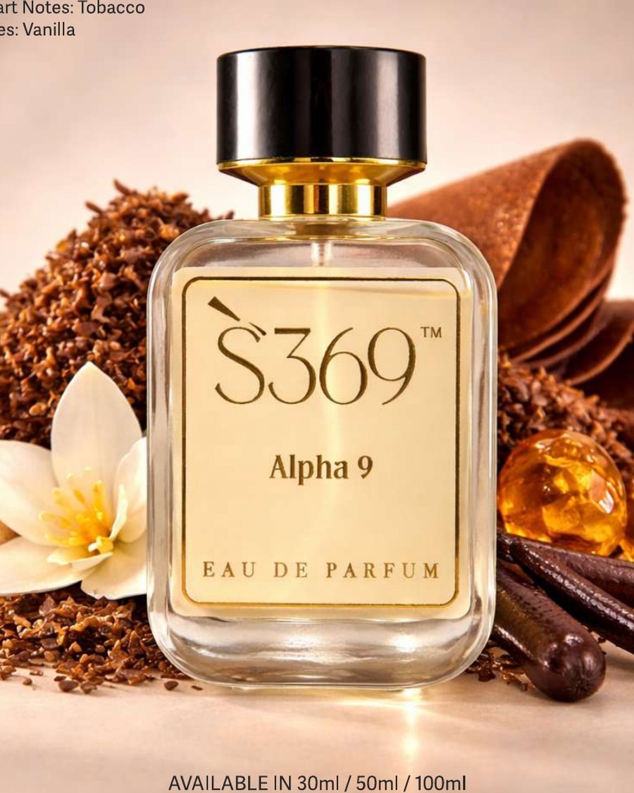 S369 Alpha 9 perfume bottle
